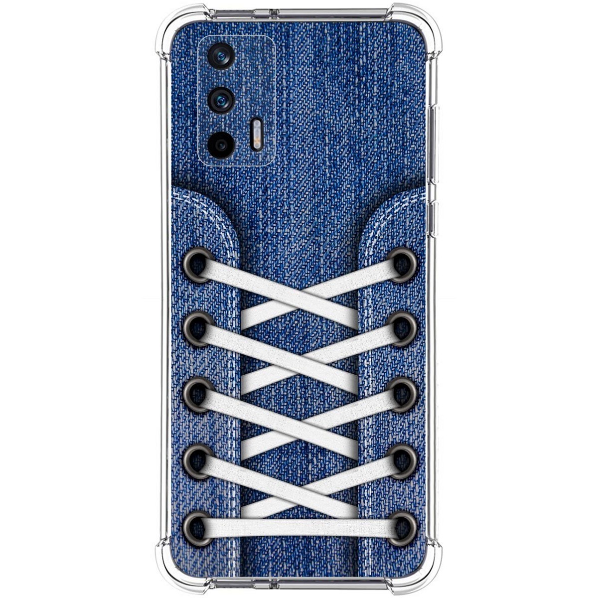 Funda Silicona Antigolpes para Realme GT 5G diseño Zapatillas 01 Dibujos