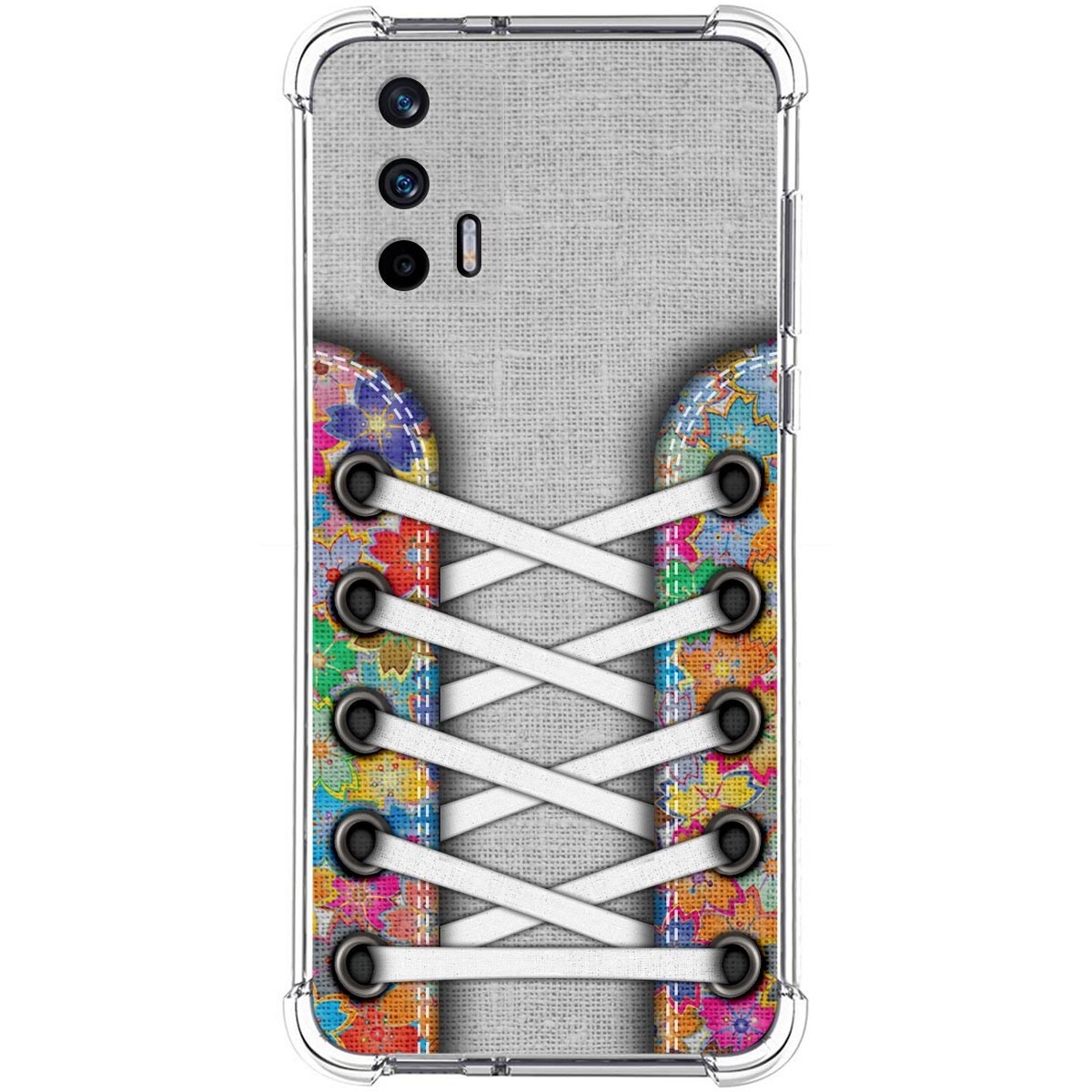Funda Silicona Antigolpes para Realme GT 5G diseño Zapatillas 04 Dibujos