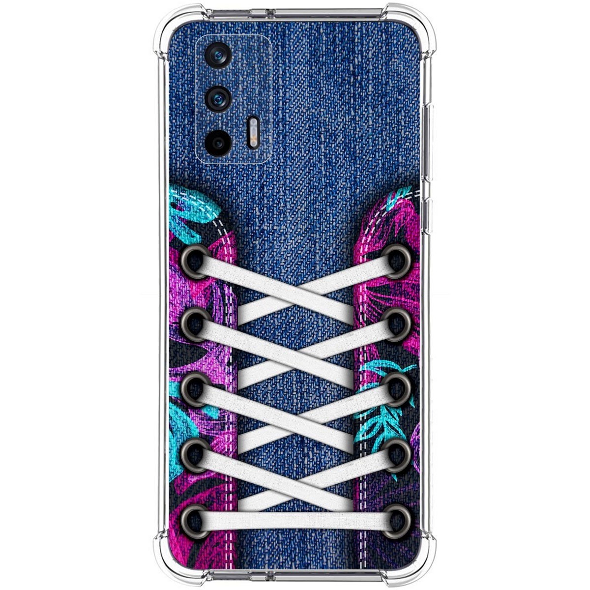 Funda Silicona Antigolpes para Realme GT 5G diseño Zapatillas 06 Dibujos