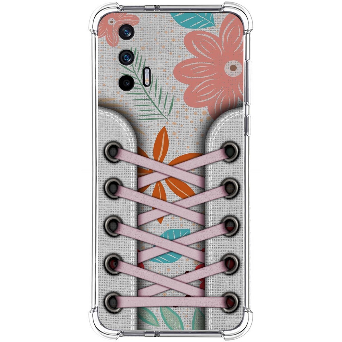 Funda Silicona Antigolpes para Realme GT 5G diseño Zapatillas 09 Dibujos