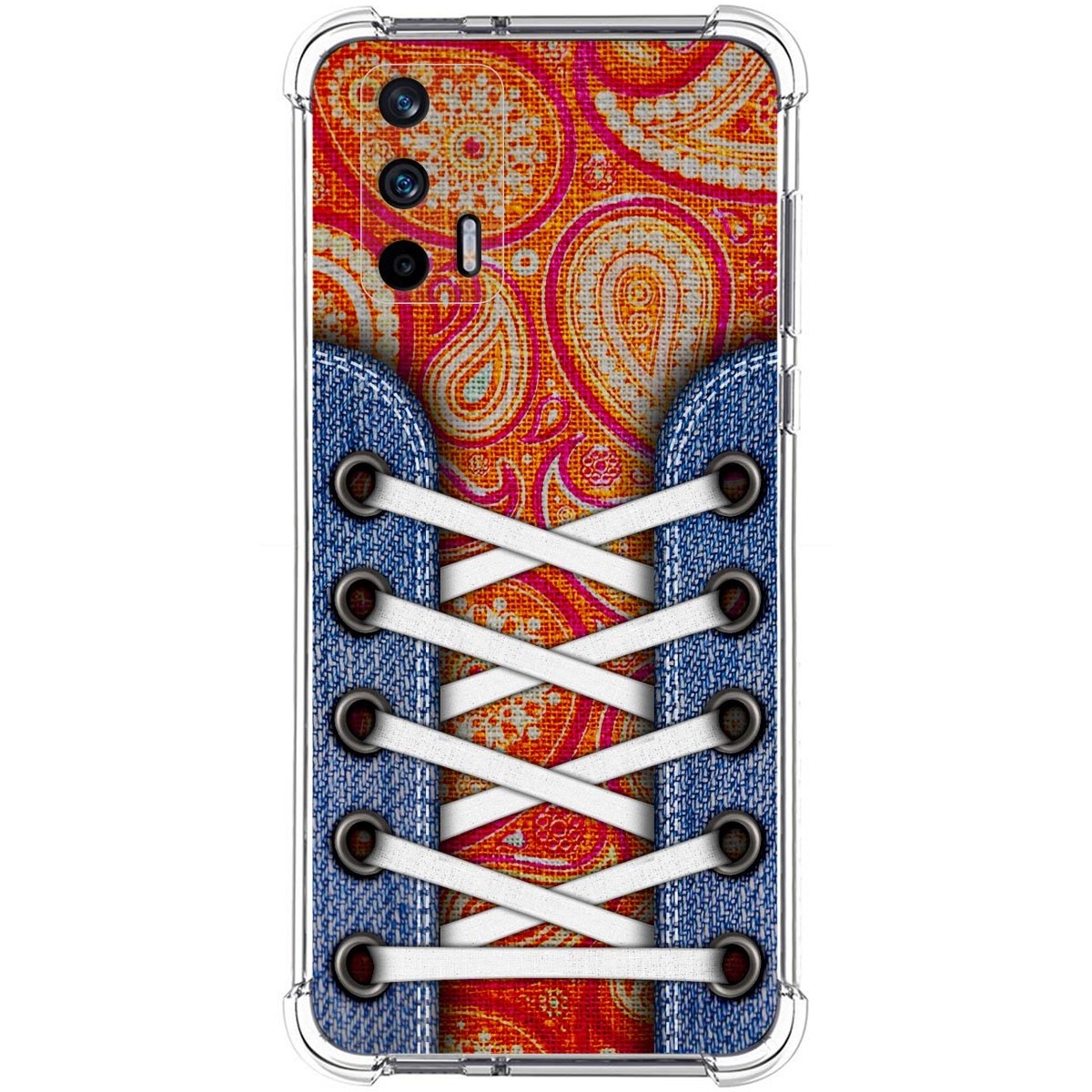 Funda Silicona Antigolpes para Realme GT 5G diseño Zapatillas 10 Dibujos