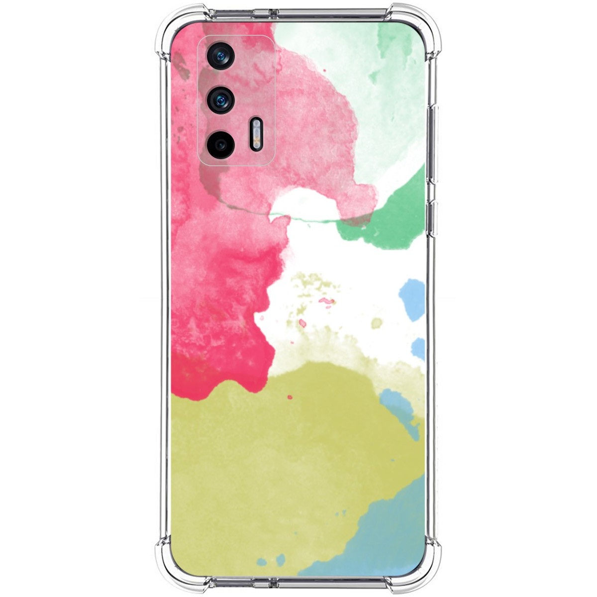 Funda Silicona Antigolpes para Realme GT 5G diseño Acuarela 02 Dibujos