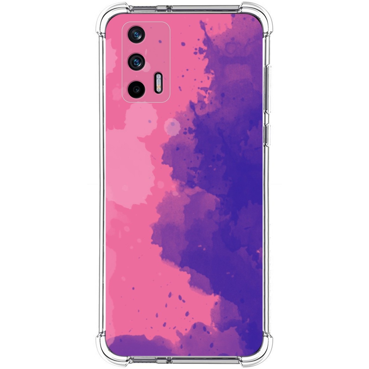 Funda Silicona Antigolpes para Realme GT 5G diseño Acuarela 07 Dibujos