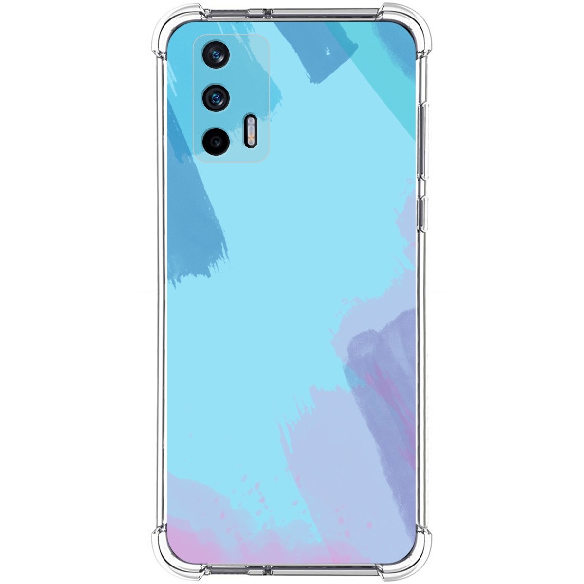 Funda Silicona Antigolpes para Realme GT 5G diseño Acuarela 10 Dibujos