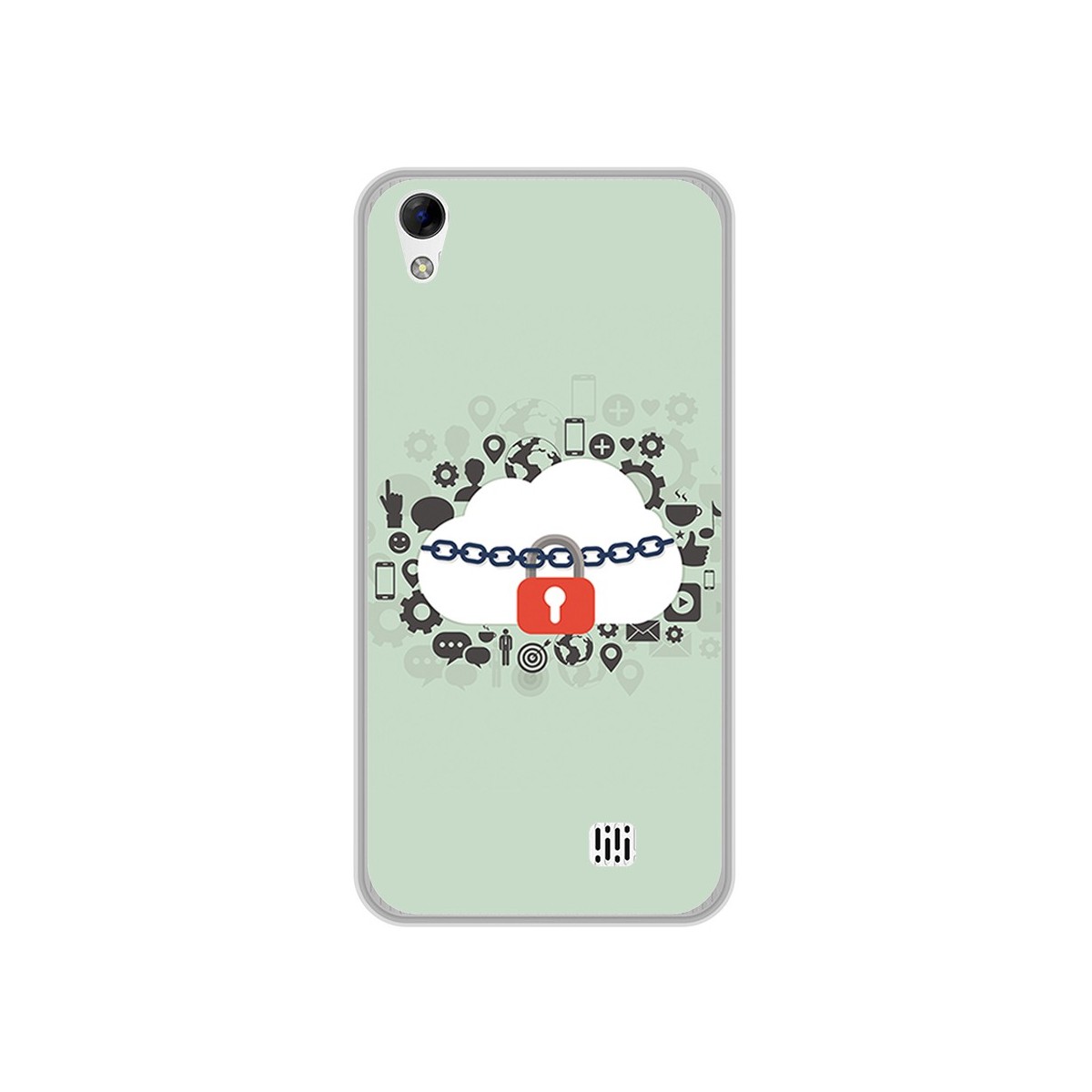 Funda Gel Tpu para Homtom HT16 / HT16 Pro Diseño Nube Dibujos