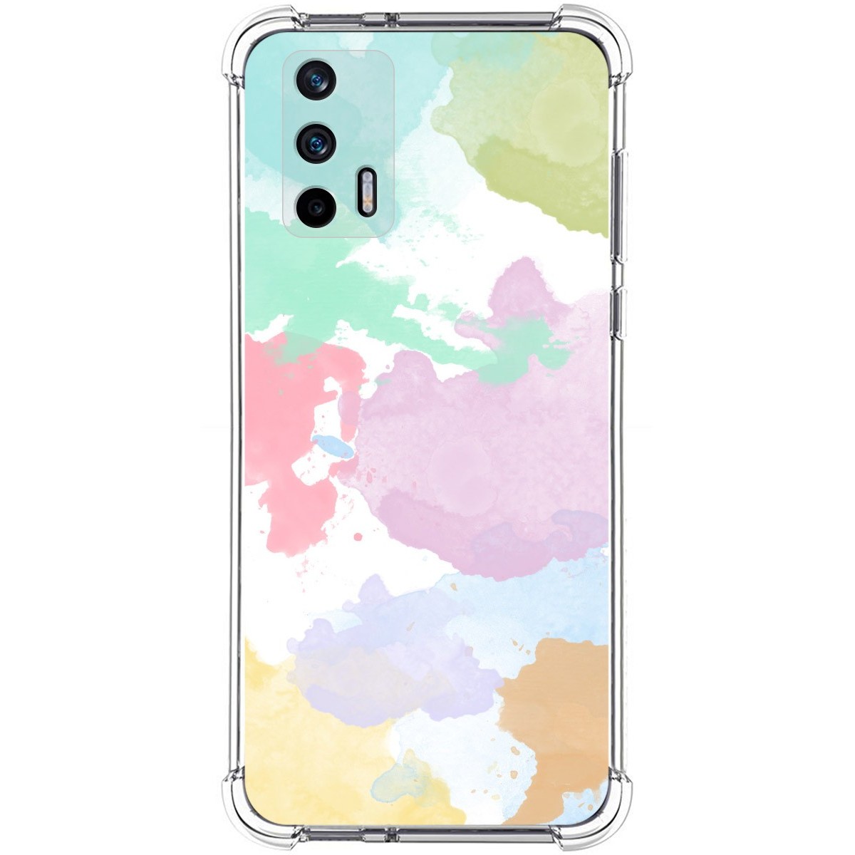 Funda Silicona Antigolpes para Realme GT 5G diseño Acuarela 11 Dibujos