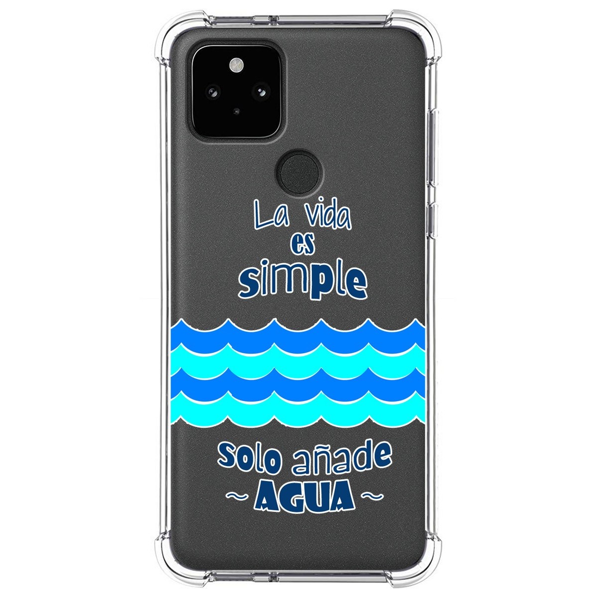 Funda Silicona Antigolpes para Google Pixel 5 5G diseño Agua Dibujos