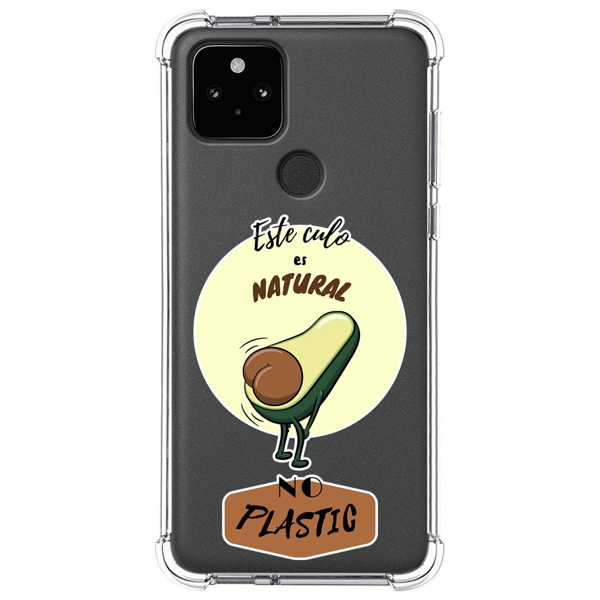 Funda Silicona Antigolpes para Google Pixel 5 5G diseño Culo Natural Dibujos