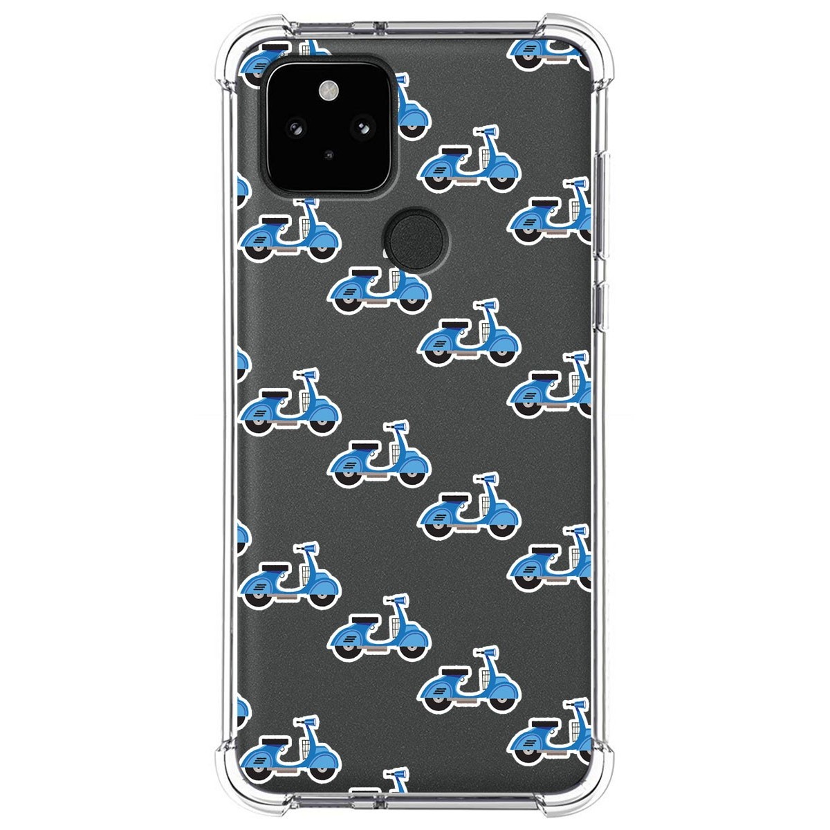 Funda Silicona Antigolpes para Google Pixel 5 5G diseño Scooter Dibujos