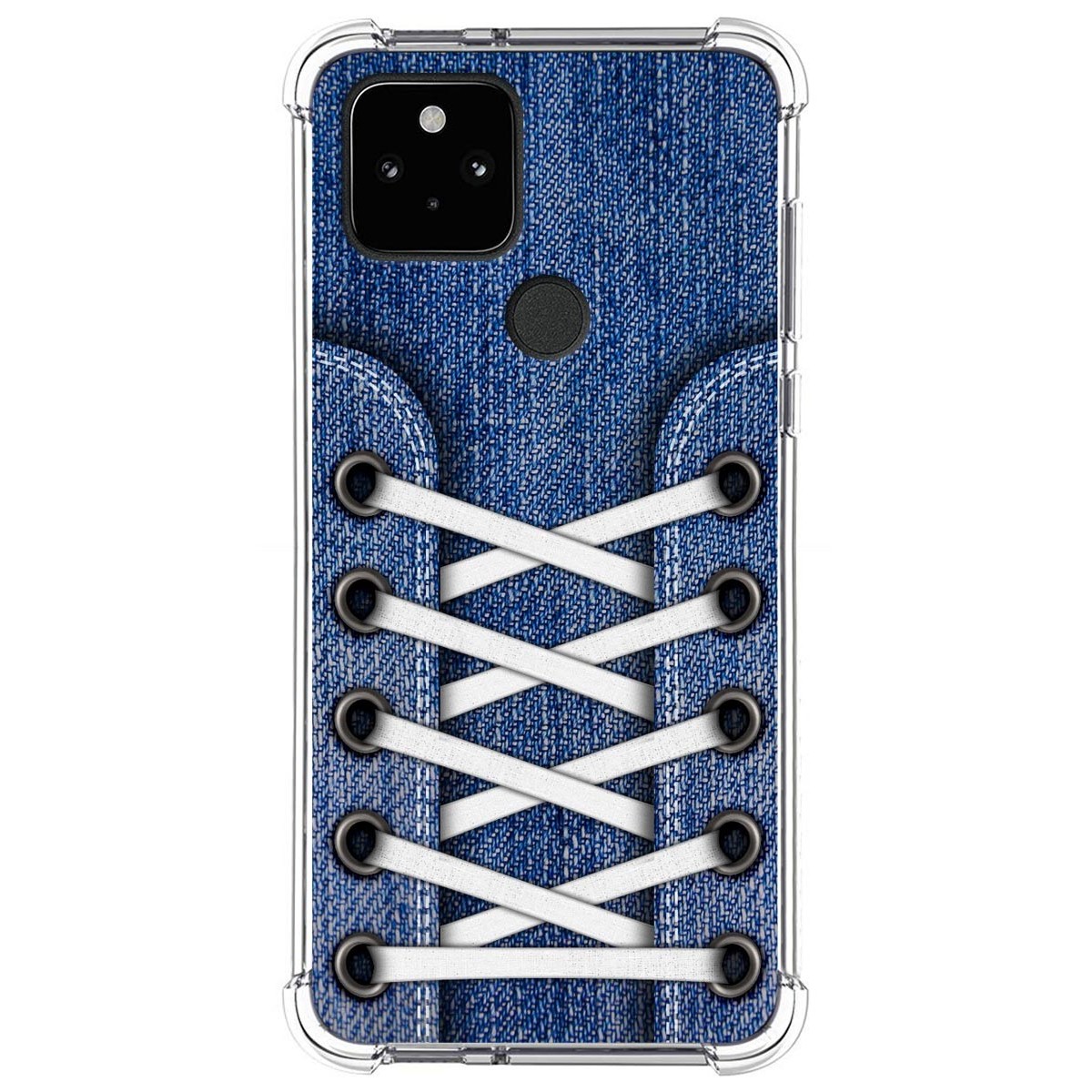 Funda Silicona Antigolpes para Google Pixel 5 5G diseño Zapatillas 01 Dibujos