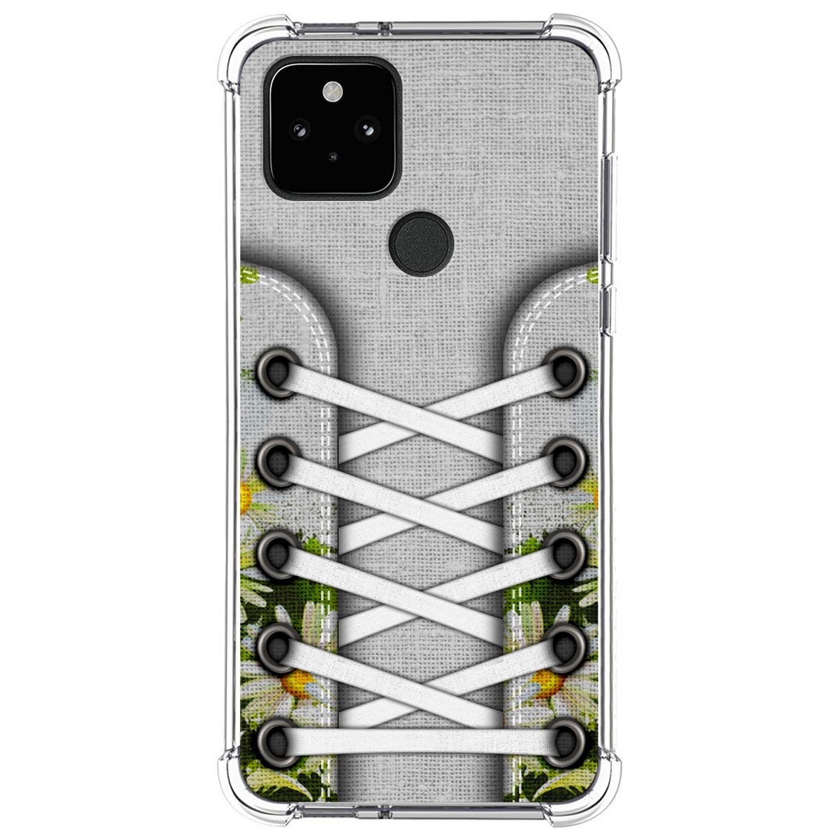 Funda Silicona Antigolpes para Google Pixel 5 5G diseño Zapatillas 08 Dibujos