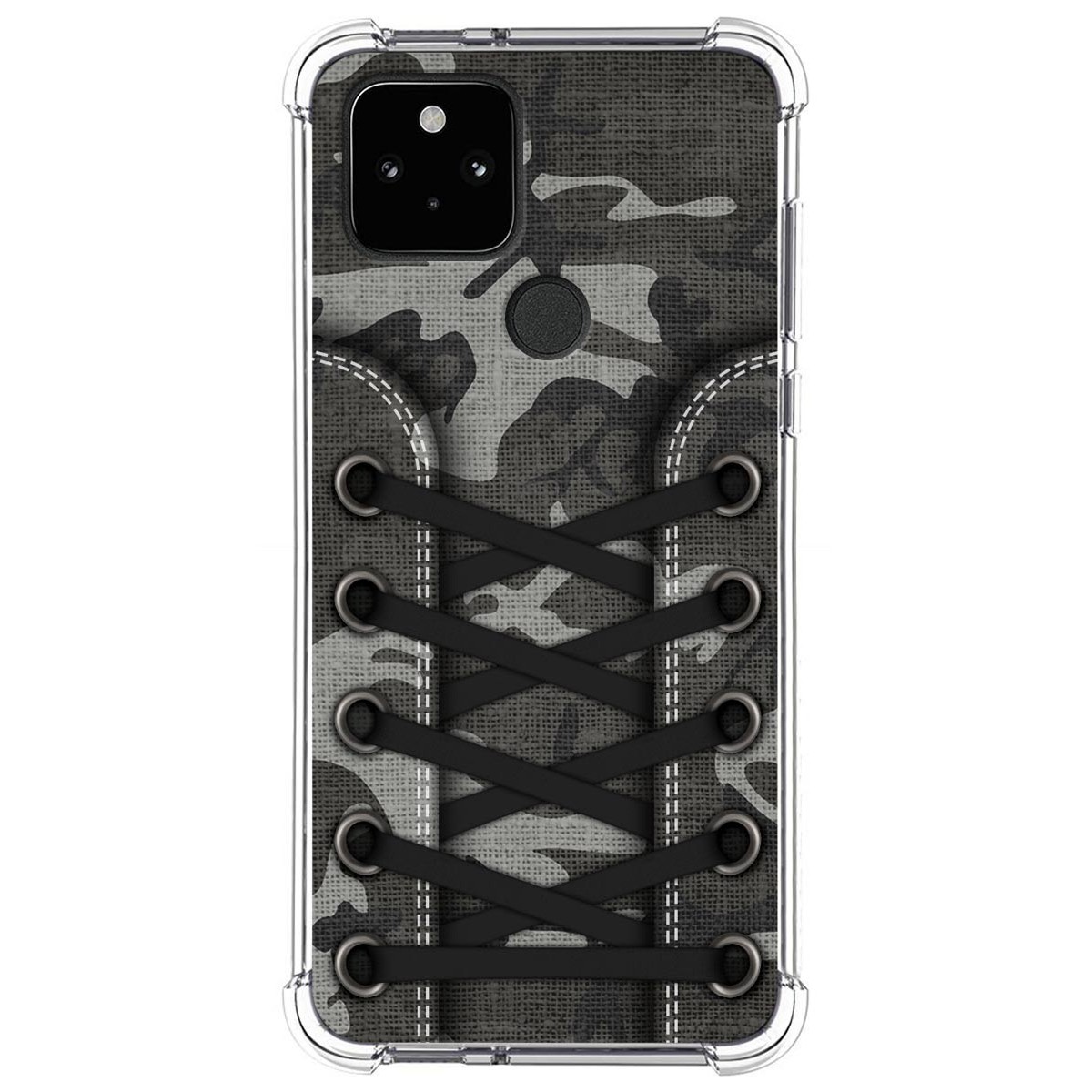Funda Silicona Antigolpes para Google Pixel 5 5G diseño Zapatillas 15 Dibujos