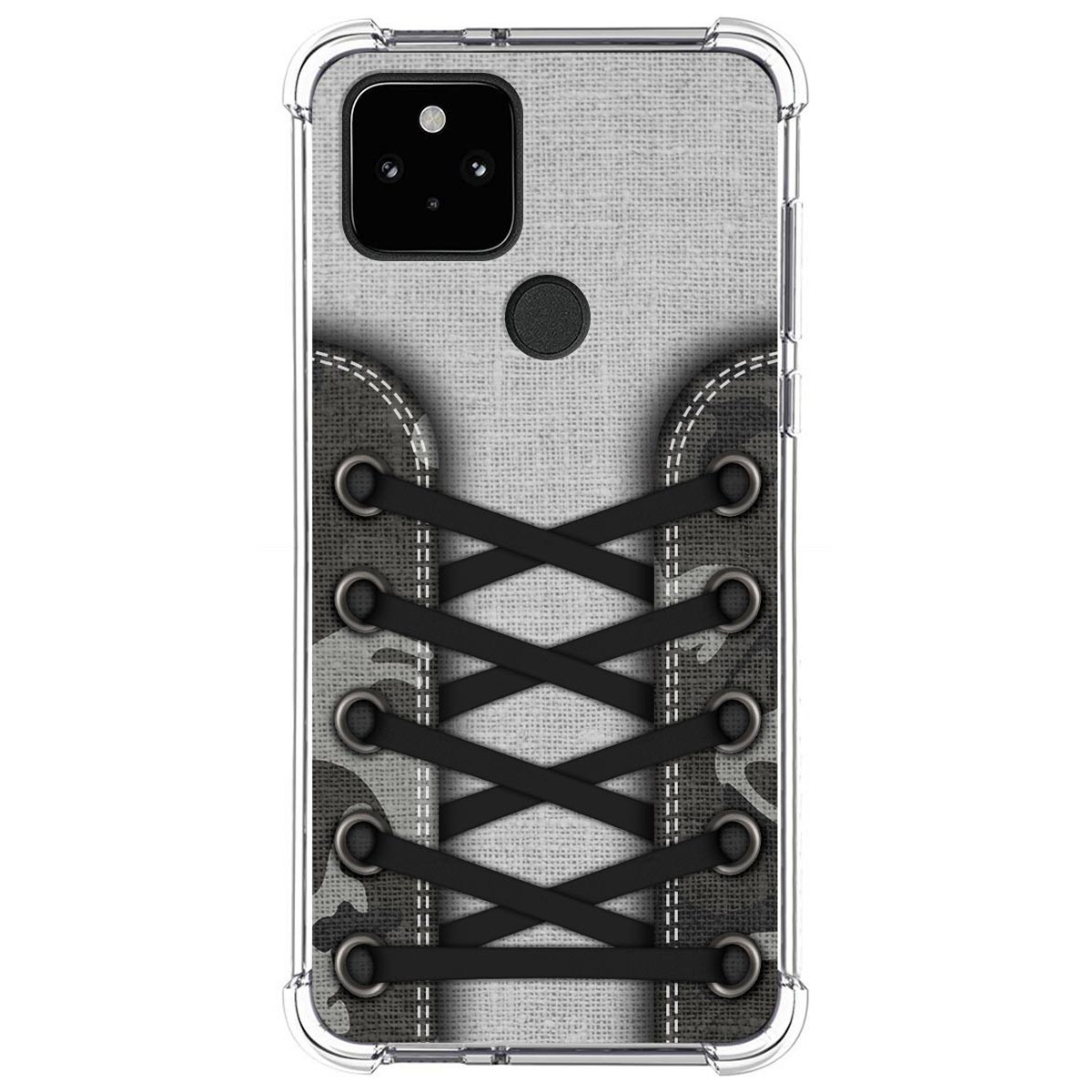 Funda Silicona Antigolpes para Google Pixel 5 5G diseño Zapatillas 16 Dibujos