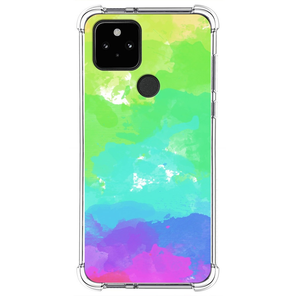 Funda Silicona Antigolpes para Google Pixel 5 5G diseño Acuarela 03 Dibujos
