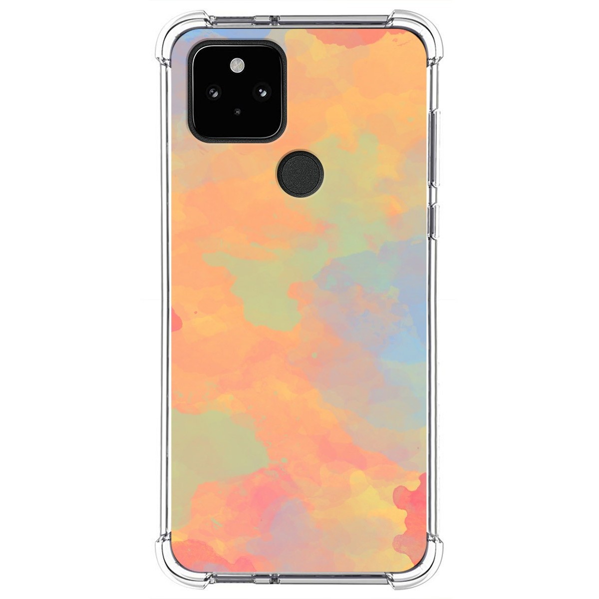 Funda Silicona Antigolpes para Google Pixel 5 5G diseño Acuarela 08 Dibujos