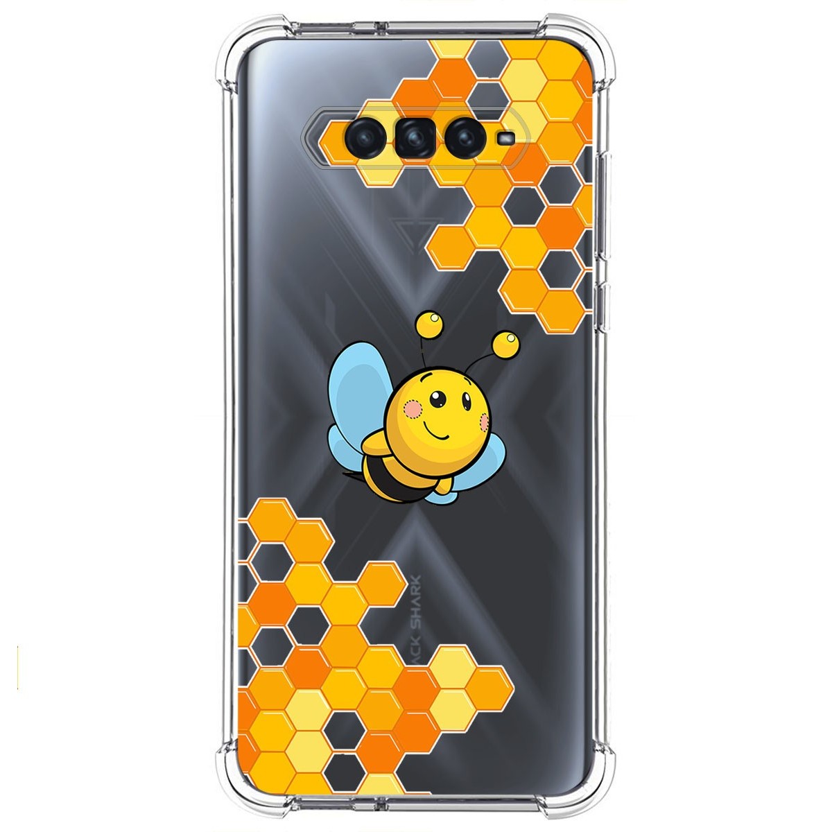 Funda Silicona Antigolpes para Xiaomi Black Shark 4 5G diseño Abeja Dibujos