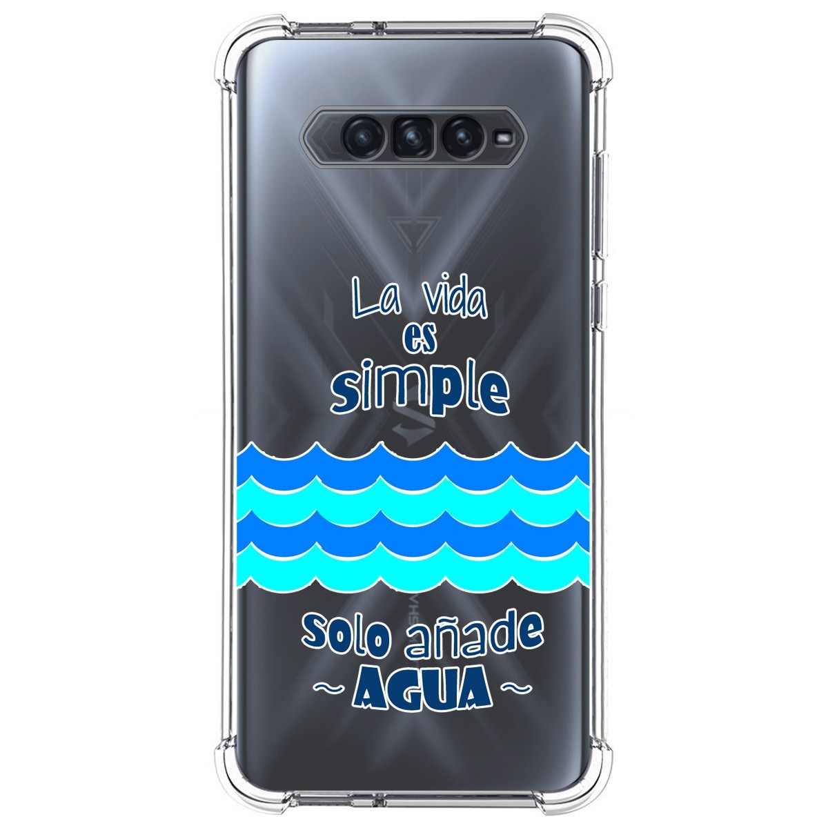 Funda Silicona Antigolpes para Xiaomi Black Shark 4 5G diseño Agua Dibujos