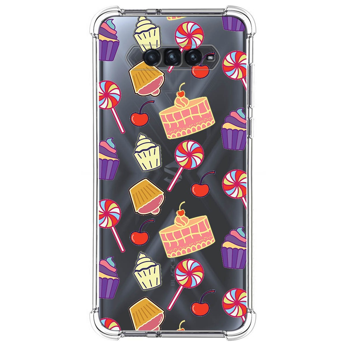 Funda Silicona Antigolpes para Xiaomi Black Shark 4 5G diseño Dulces 01 Dibujos