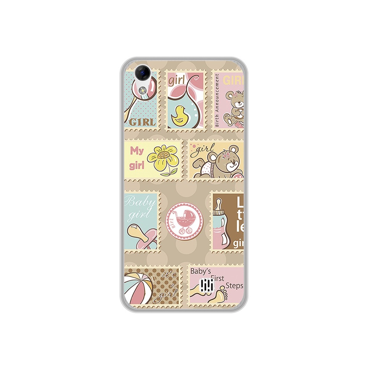 Funda Gel Tpu para Homtom HT16 / HT16 Pro Diseño Sellos Dibujos