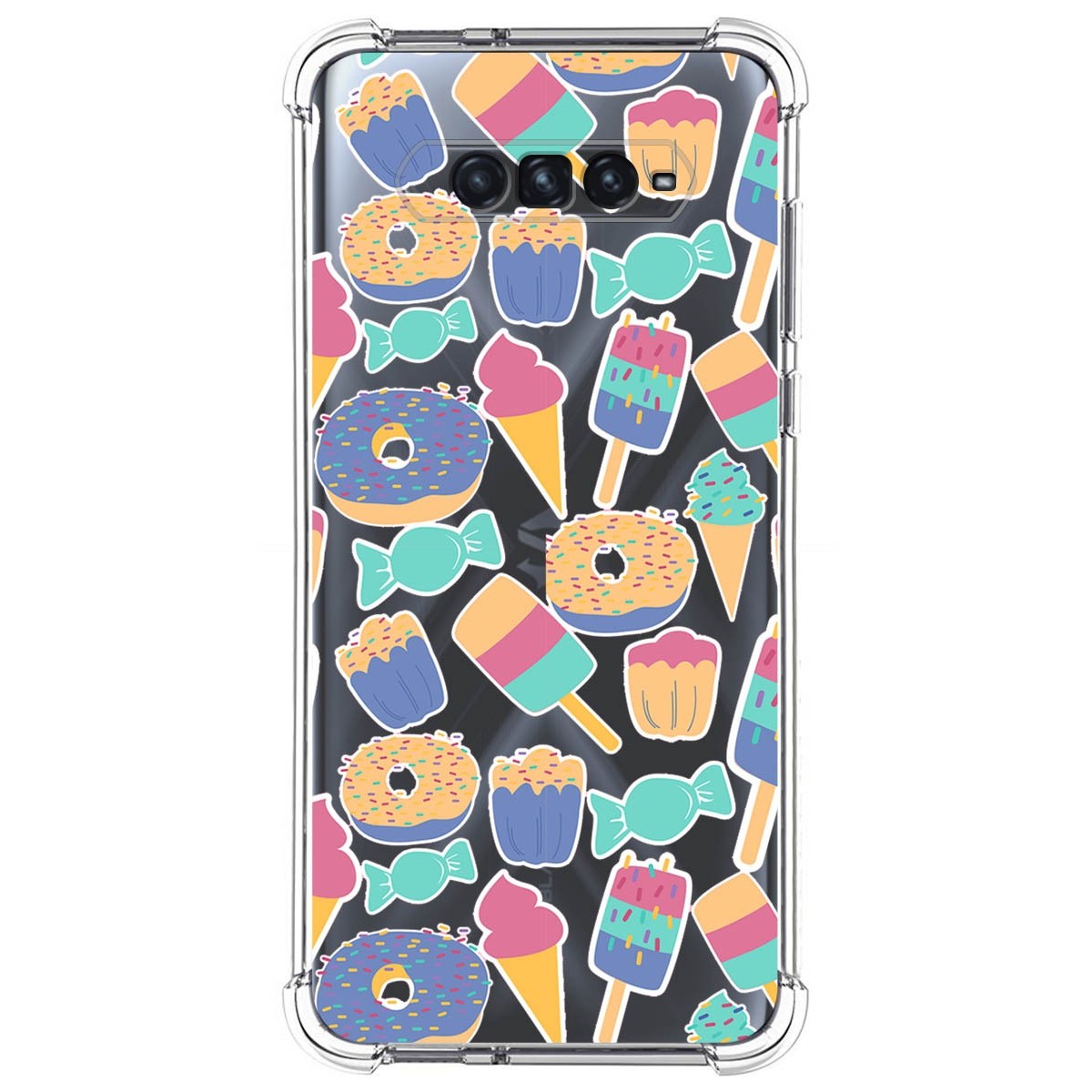 Funda Silicona Antigolpes para Xiaomi Black Shark 4 5G diseño Dulces 02 Dibujos