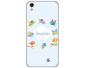 Funda Gel Tpu para Homtom HT16 / HT16 Pro Diseño Spring Birds Dibujos