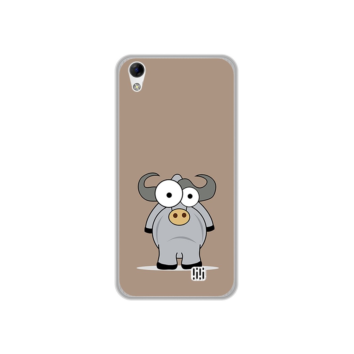 Funda Gel Tpu para Homtom HT16 / HT16 Pro Diseño Toro Dibujos