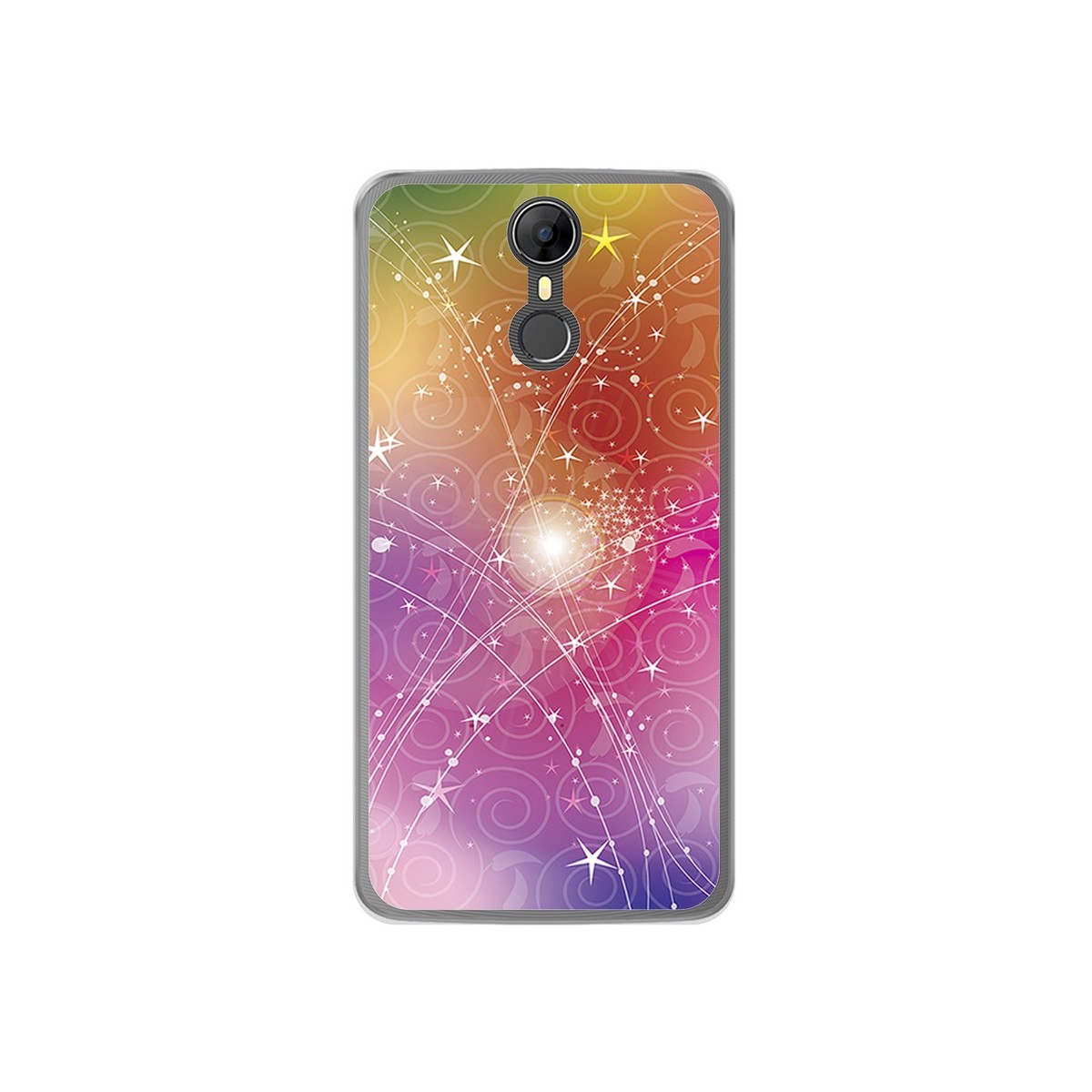 Funda Gel Tpu para Homtom HT27 Diseño Abstracto Dibujos