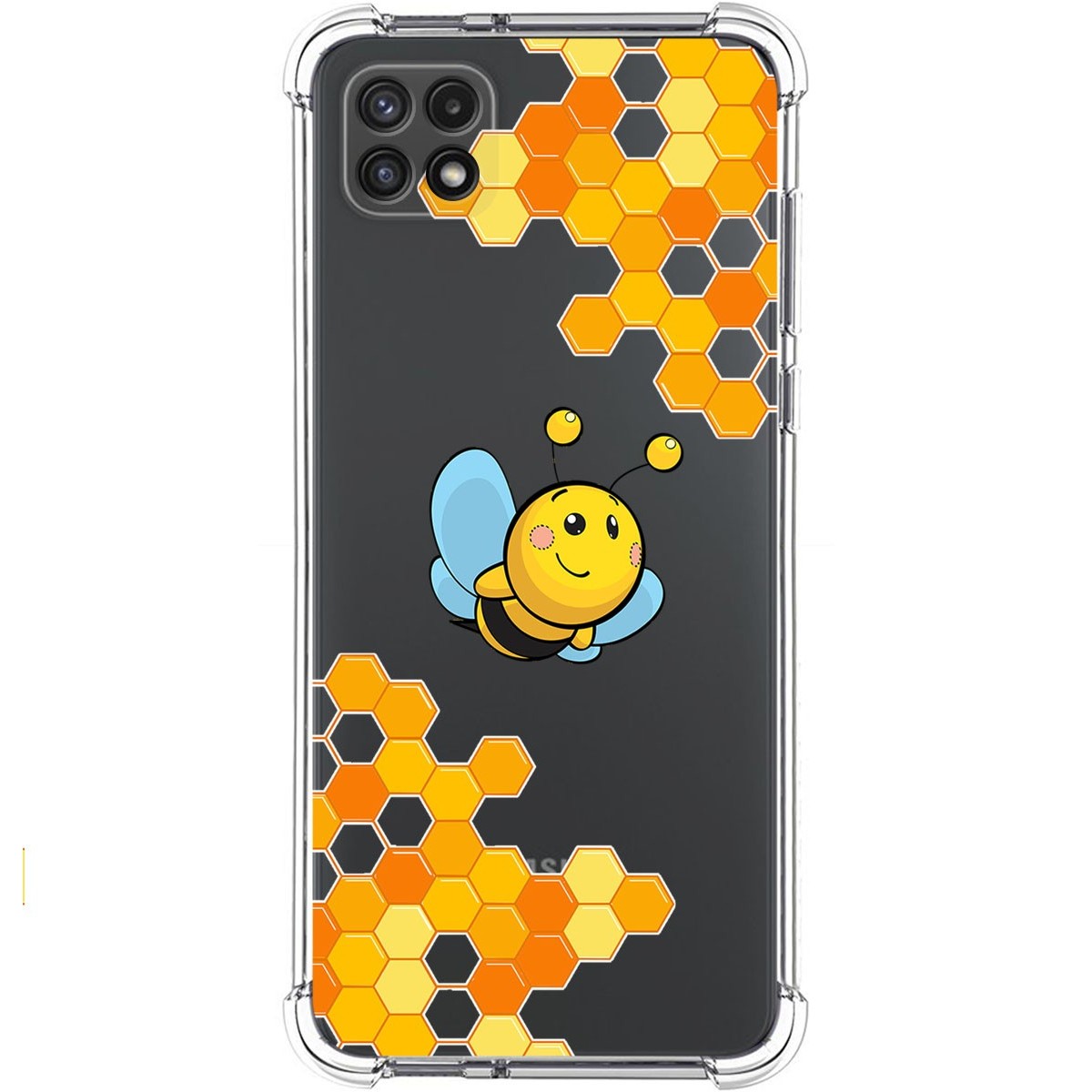 Funda Silicona Antigolpes para Samsung Galaxy A22 5G diseño Abeja Dibujos