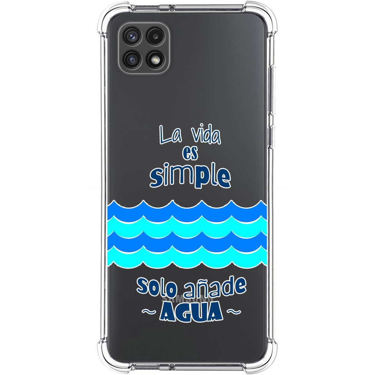 Funda Silicona Antigolpes para Samsung Galaxy A22 5G diseño Agua Dibujos