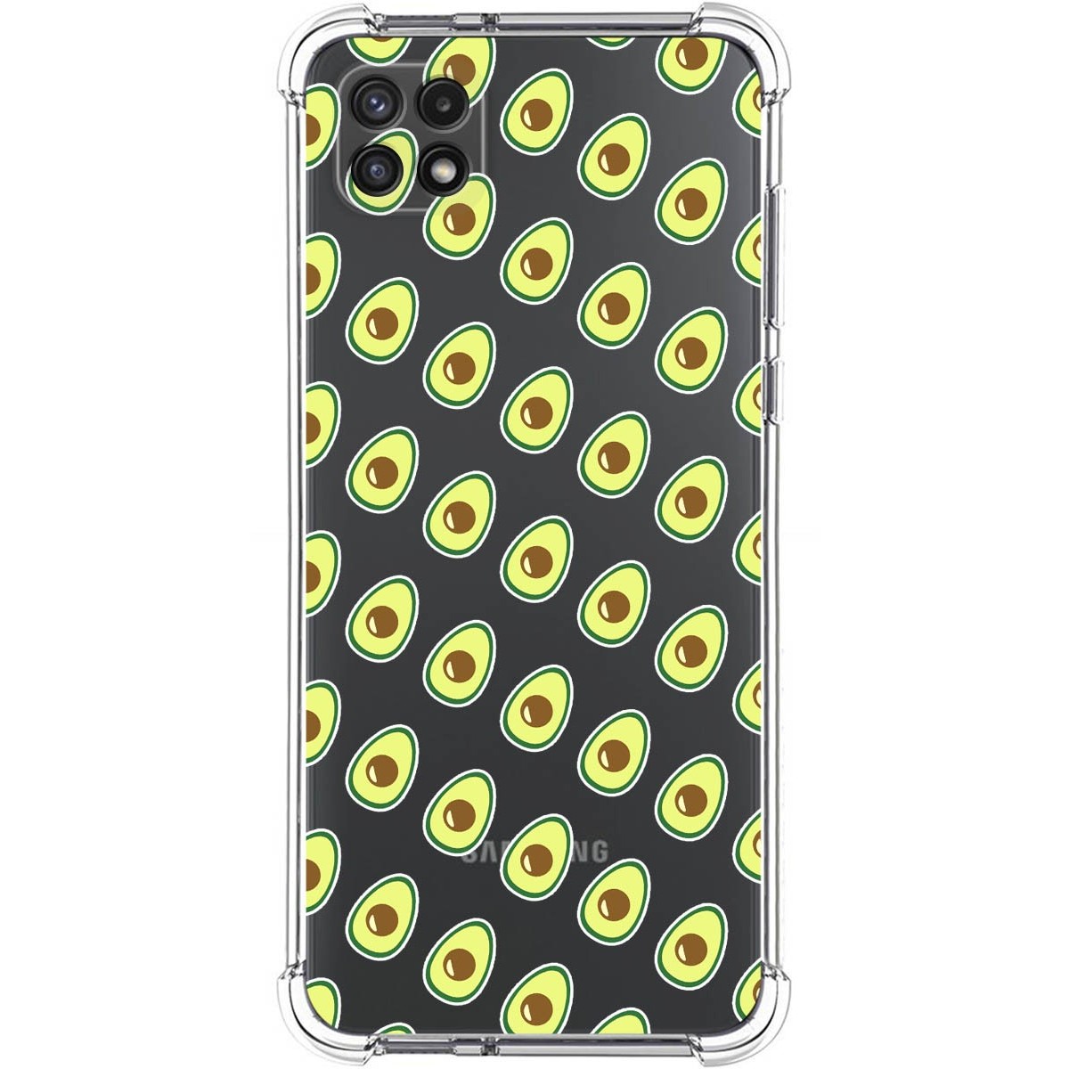 Funda Silicona Antigolpes para Samsung Galaxy A22 5G diseño Aguacate Dibujos