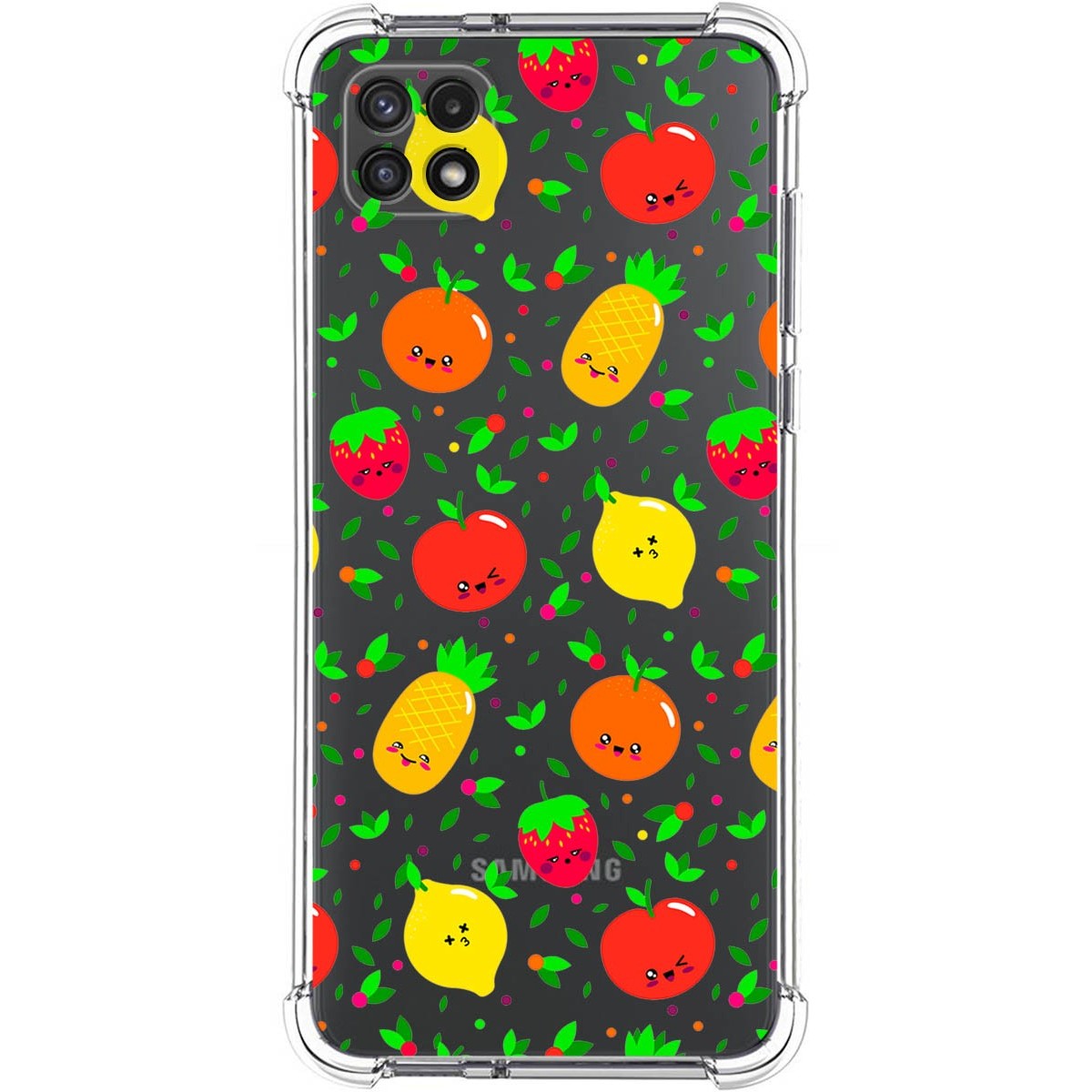 Funda Silicona Antigolpes para Samsung Galaxy A22 5G diseño Frutas 01 Dibujos