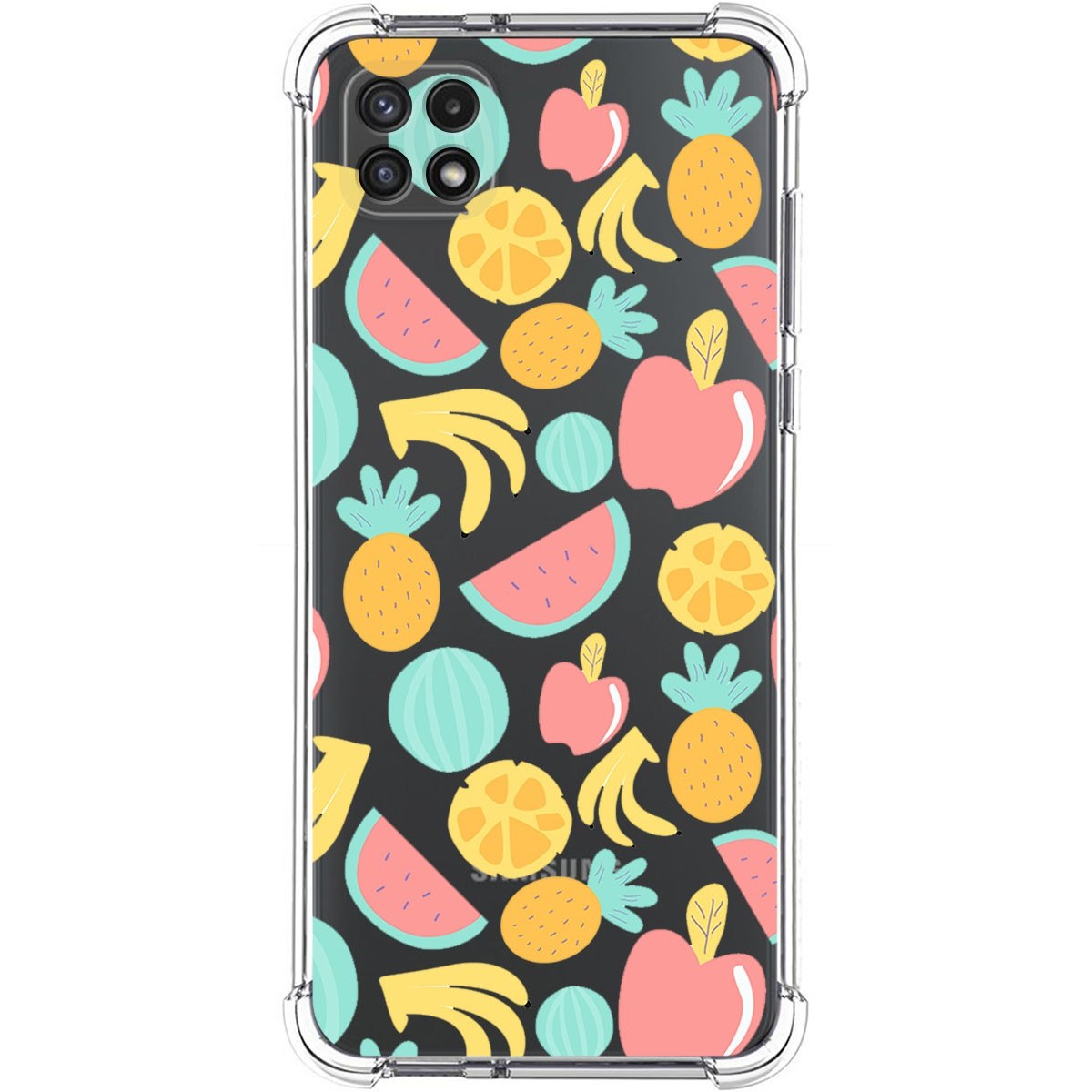 Funda Silicona Antigolpes para Samsung Galaxy A22 5G diseño Frutas 02 Dibujos