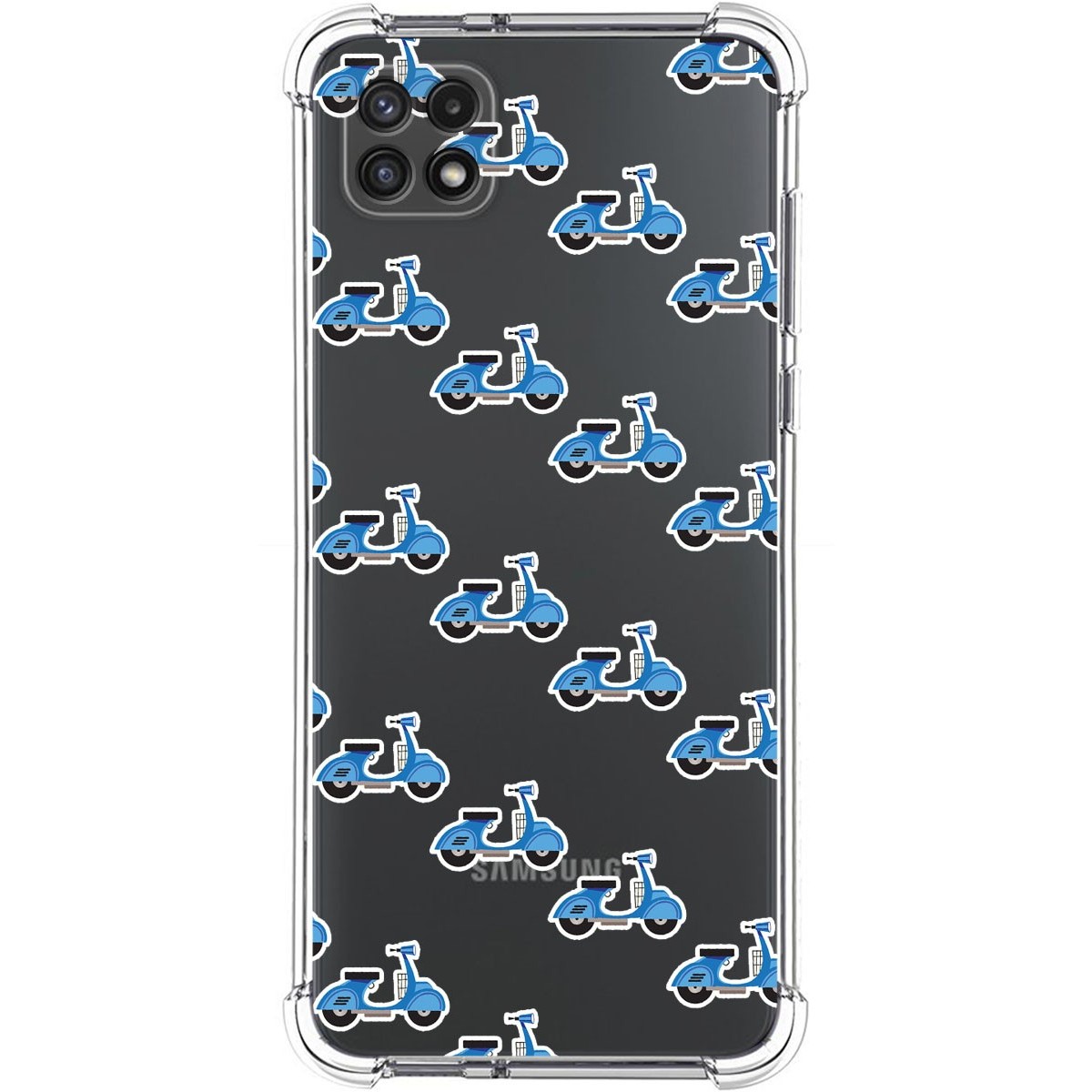 Funda Silicona Antigolpes para Samsung Galaxy A22 5G diseño Scooter Dibujos