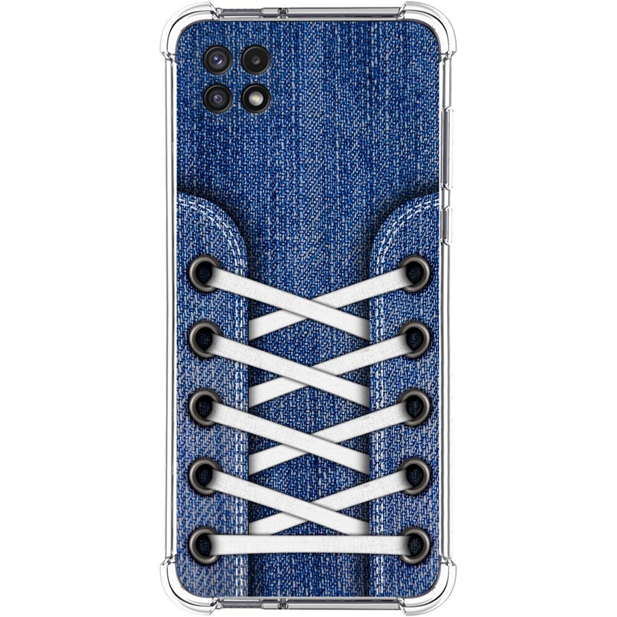 Funda Silicona Antigolpes para Samsung Galaxy A22 5G diseño Zapatillas 01 Dibujos