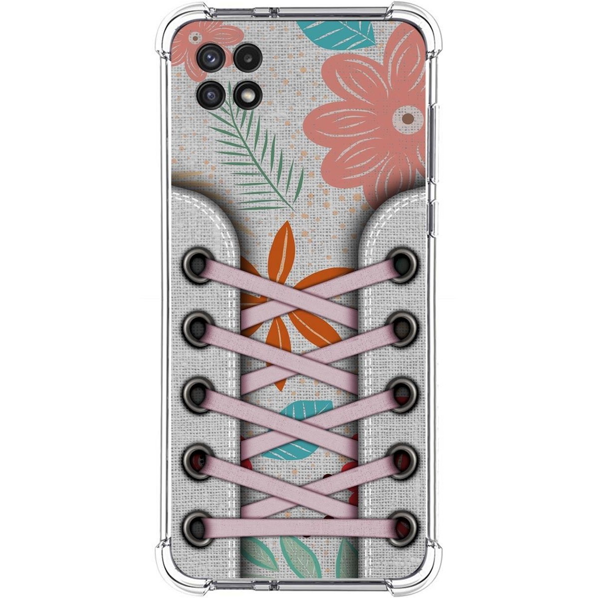 Funda Silicona Antigolpes para Samsung Galaxy A22 5G diseño Zapatillas 09 Dibujos