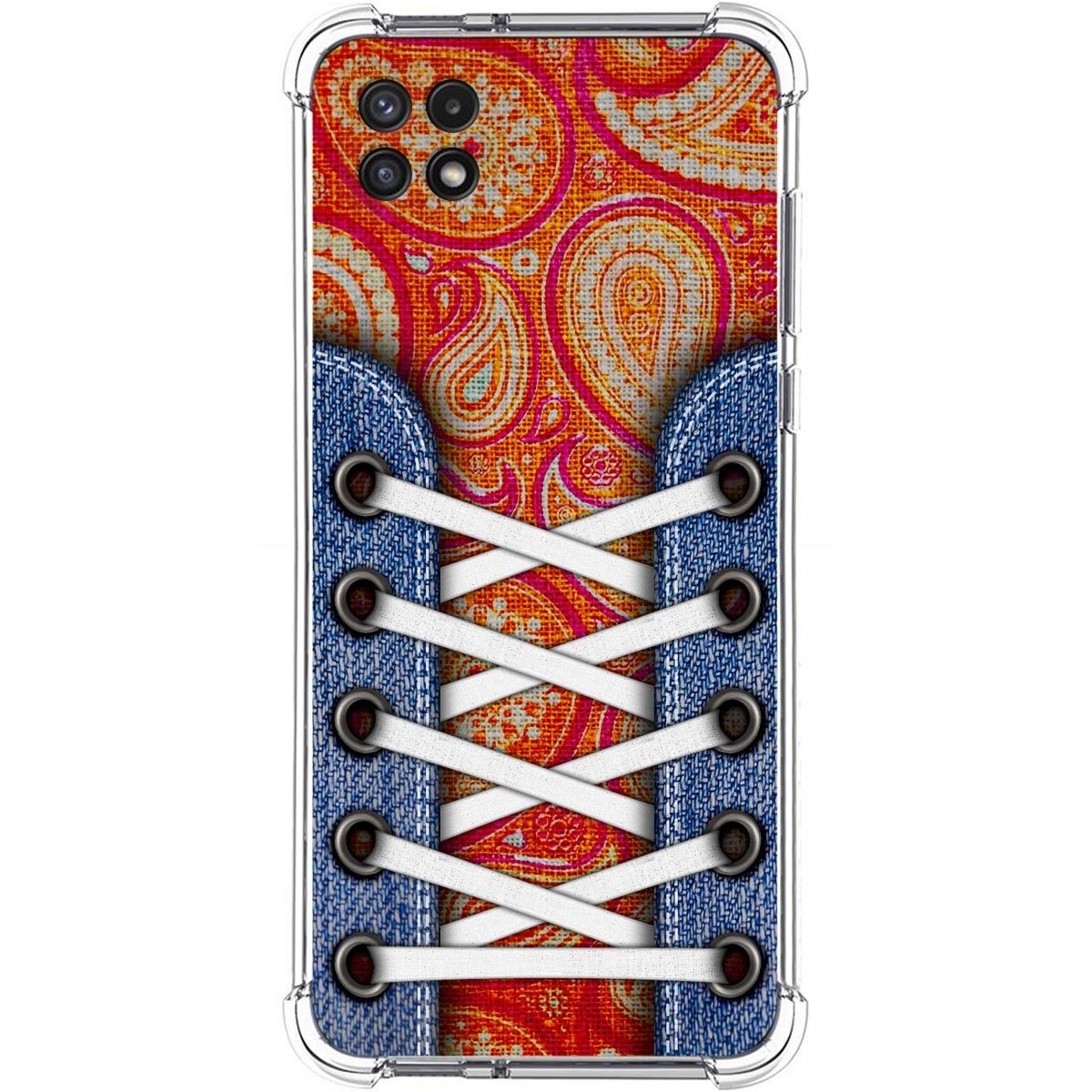 Funda Silicona Antigolpes para Samsung Galaxy A22 5G diseño Zapatillas 10 Dibujos