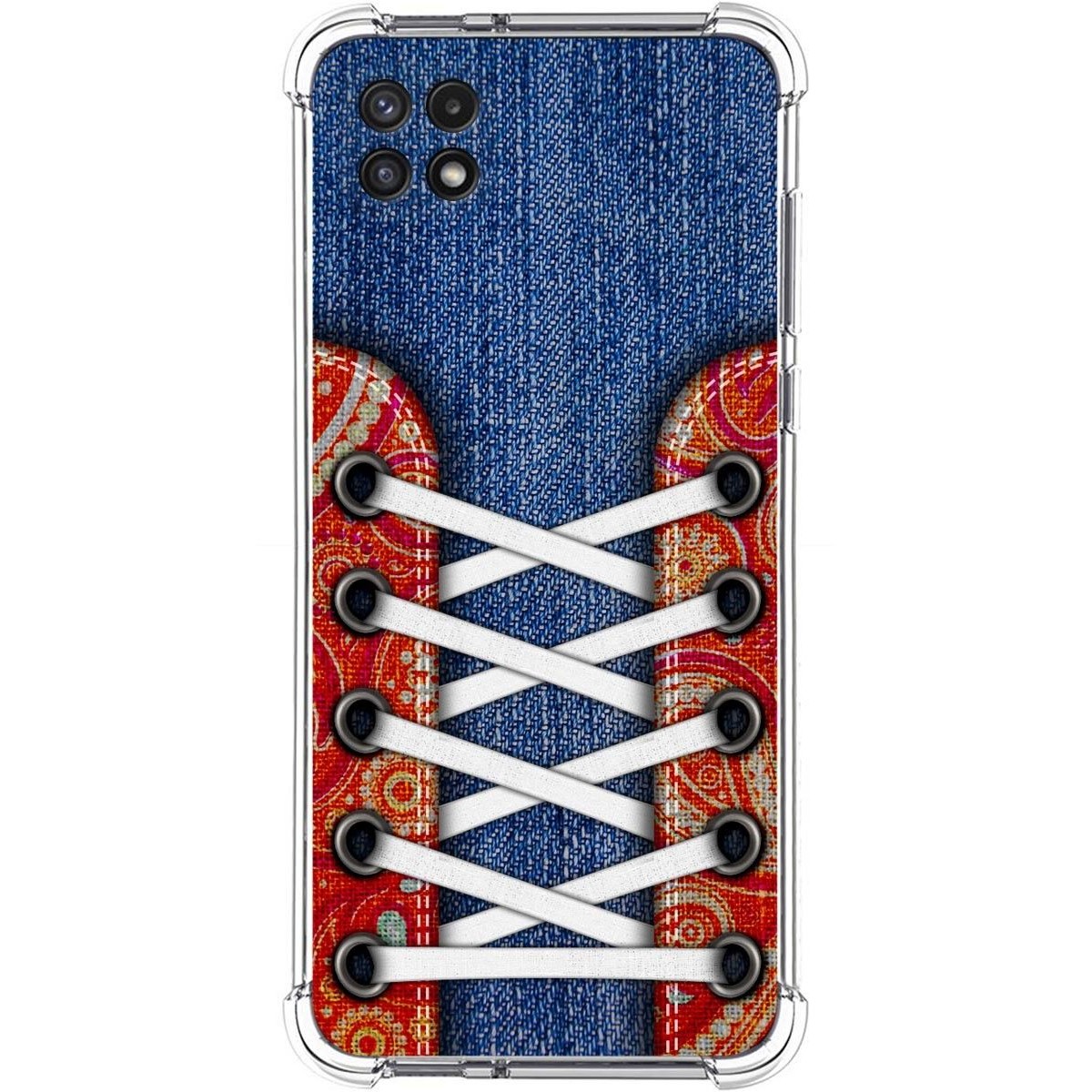 Funda Silicona Antigolpes para Samsung Galaxy A22 5G diseño Zapatillas 11 Dibujos