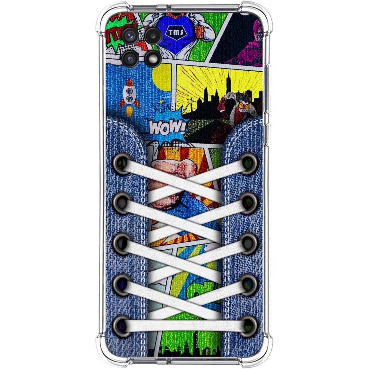 Funda Silicona Antigolpes para Samsung Galaxy A22 5G diseño Zapatillas 14 Dibujos