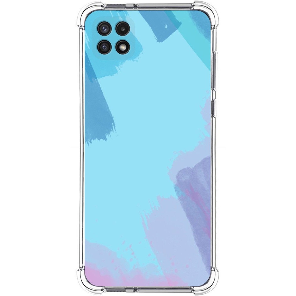 Funda Silicona Antigolpes para Samsung Galaxy A22 5G diseño Acuarela 10 Dibujos