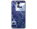 Funda Gel Tpu para Homtom HT27 Diseño Circuito Dibujos