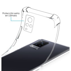 Funda Silicona Antigolpes Transparente para Vivo V21 5G 2