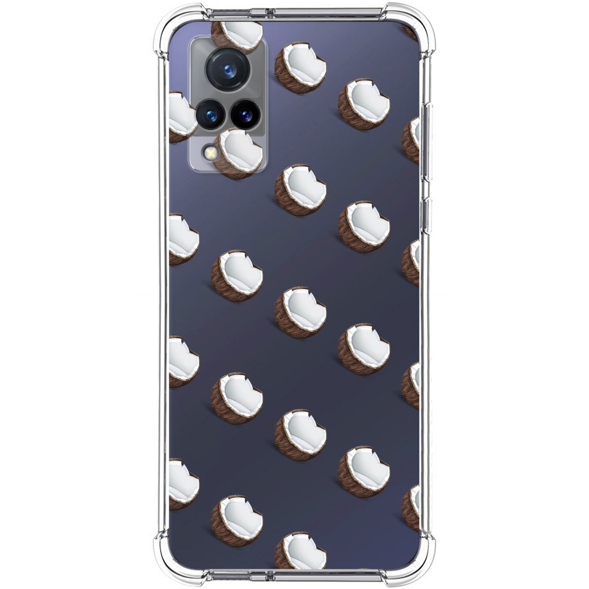 Funda Silicona Antigolpes para Vivo V21 5G diseño Cocos Dibujos