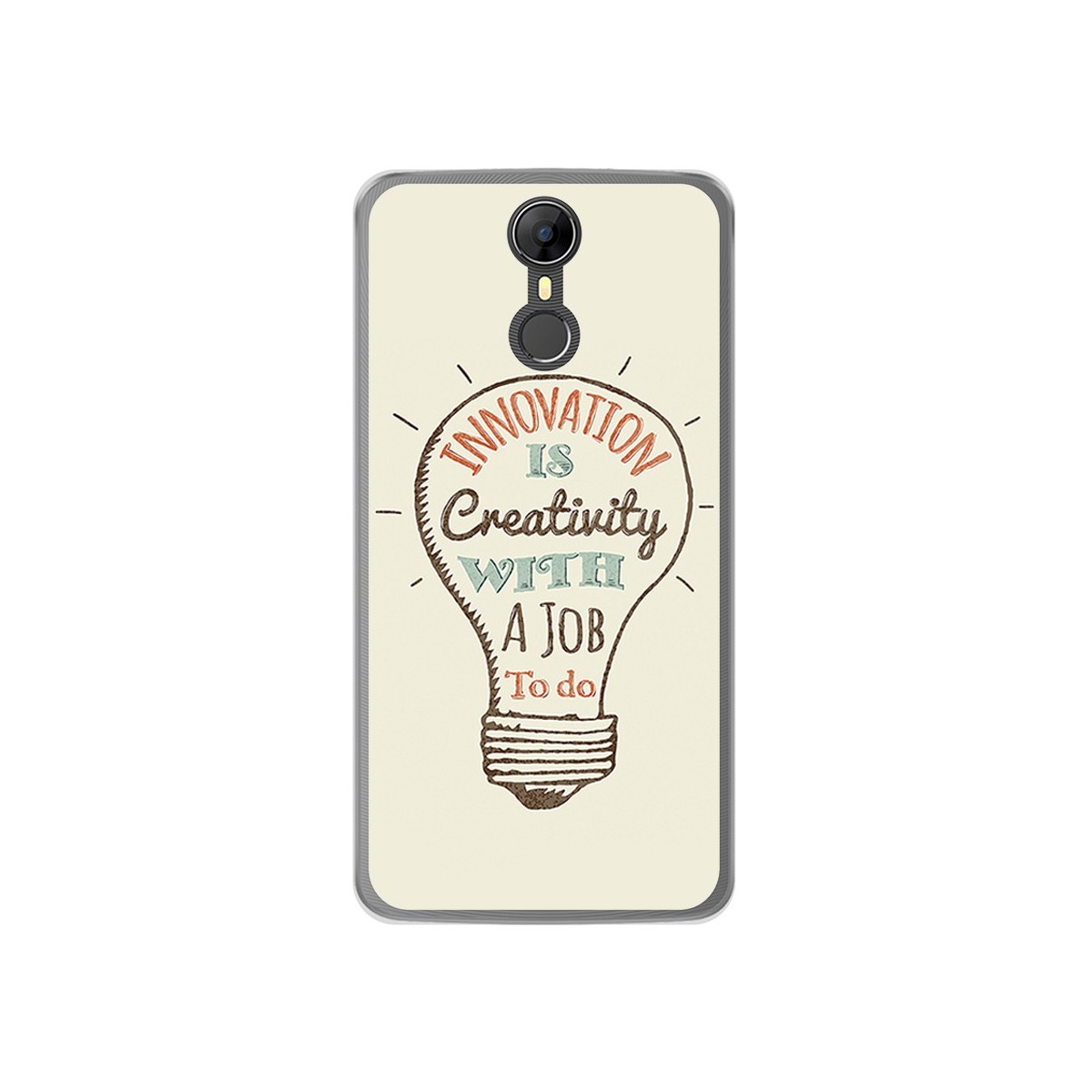 Funda Gel Tpu para Homtom HT27 Diseño Creativity Dibujos