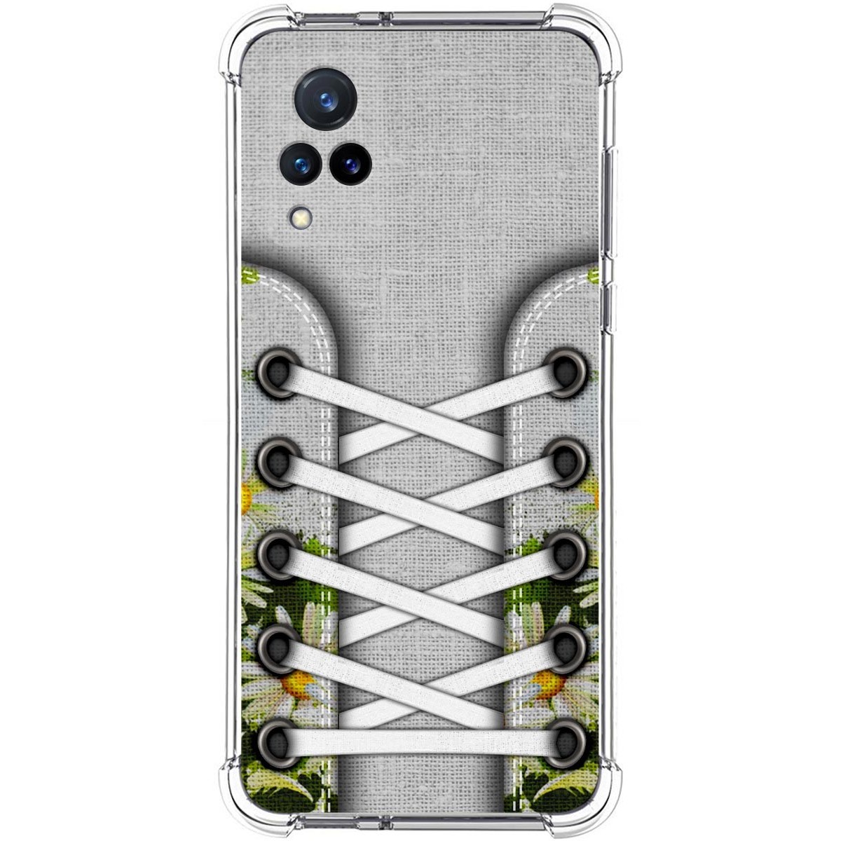 Funda Silicona Antigolpes para Vivo V21 5G diseño Zapatillas 08 Dibujos