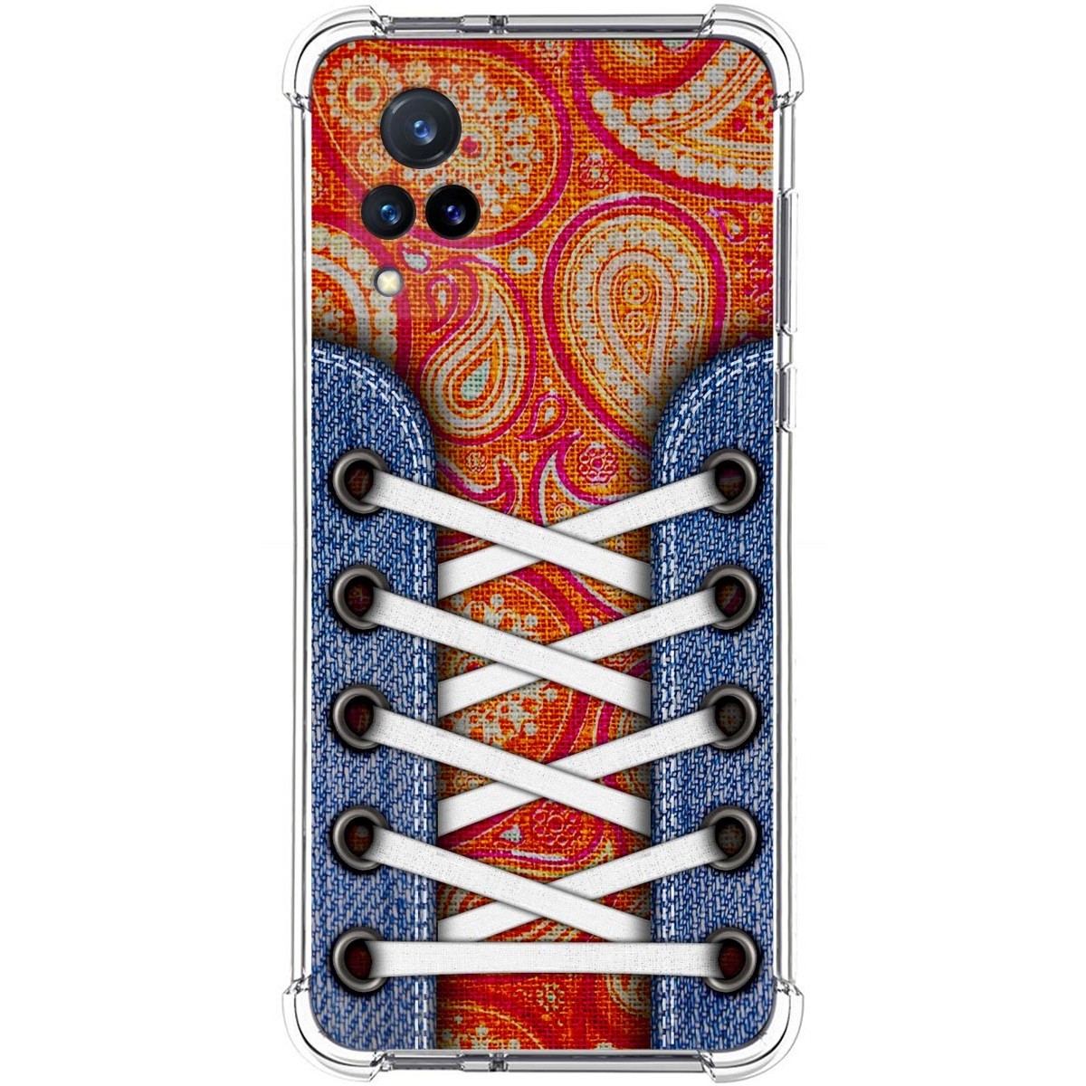 Funda Silicona Antigolpes para Vivo V21 5G diseño Zapatillas 10 Dibujos