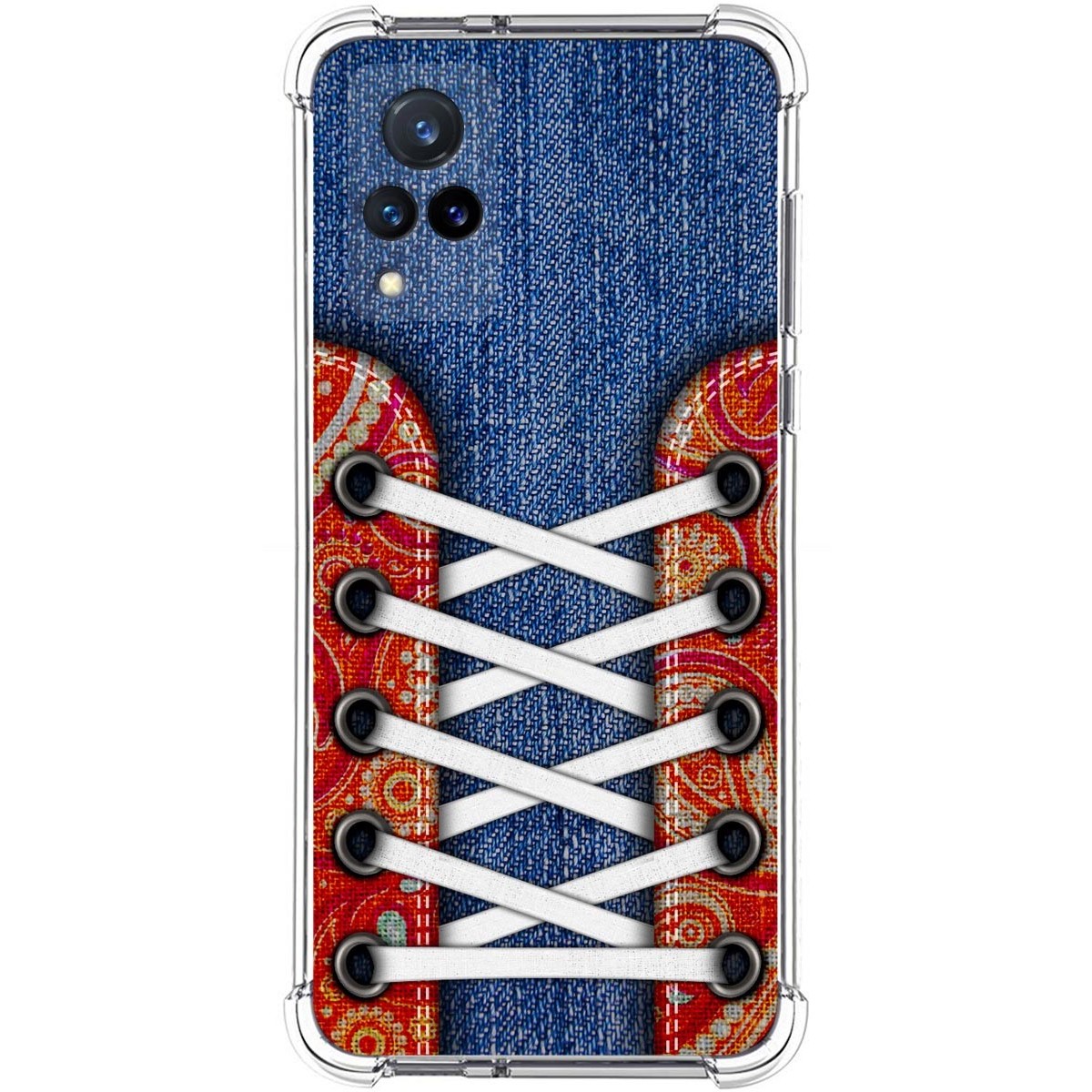 Funda Silicona Antigolpes para Vivo V21 5G diseño Zapatillas 11 Dibujos