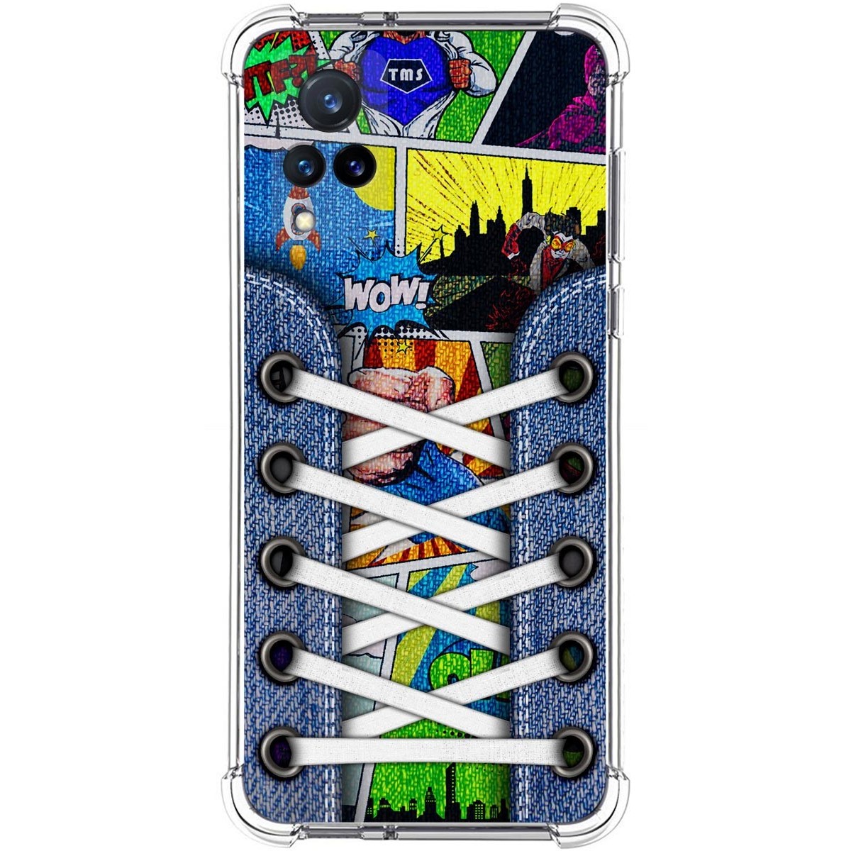 Funda Silicona Antigolpes para Vivo V21 5G diseño Zapatillas 14 Dibujos