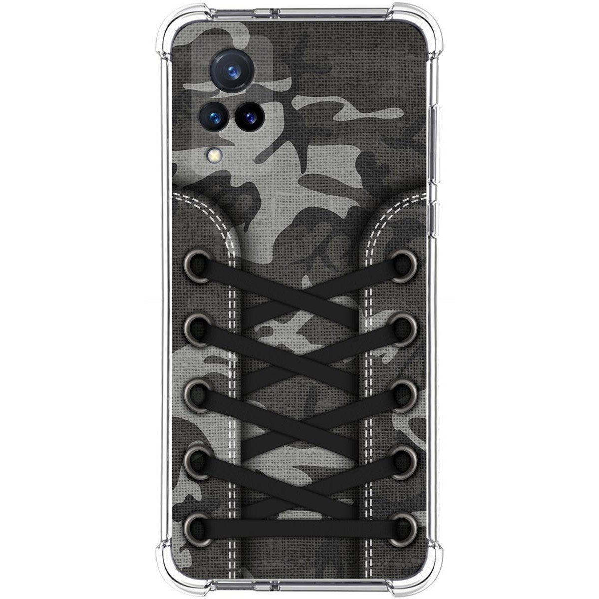 Funda Silicona Antigolpes para Vivo V21 5G diseño Zapatillas 15 Dibujos