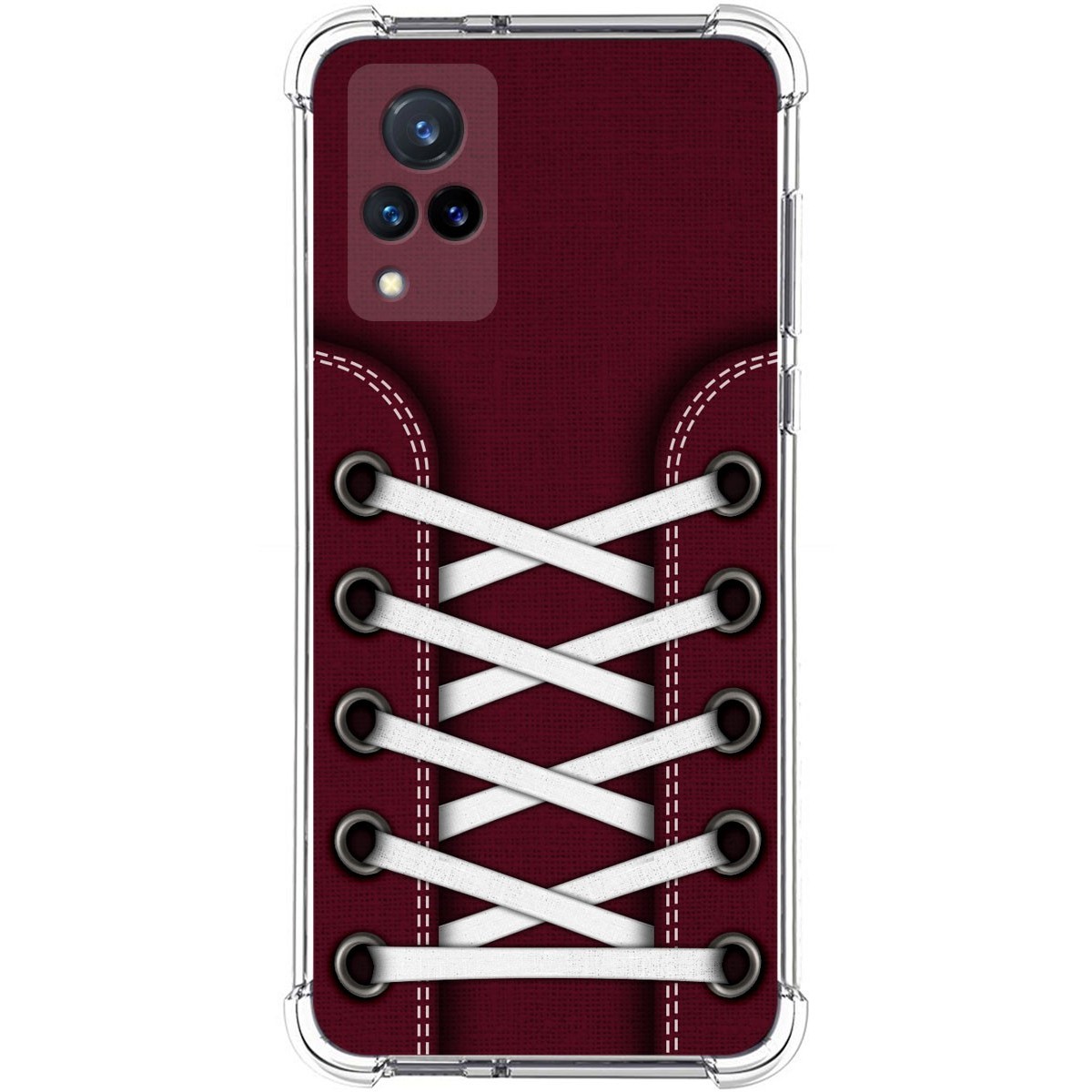 Funda Silicona Antigolpes para Vivo V21 5G diseño Zapatillas 17 Dibujos