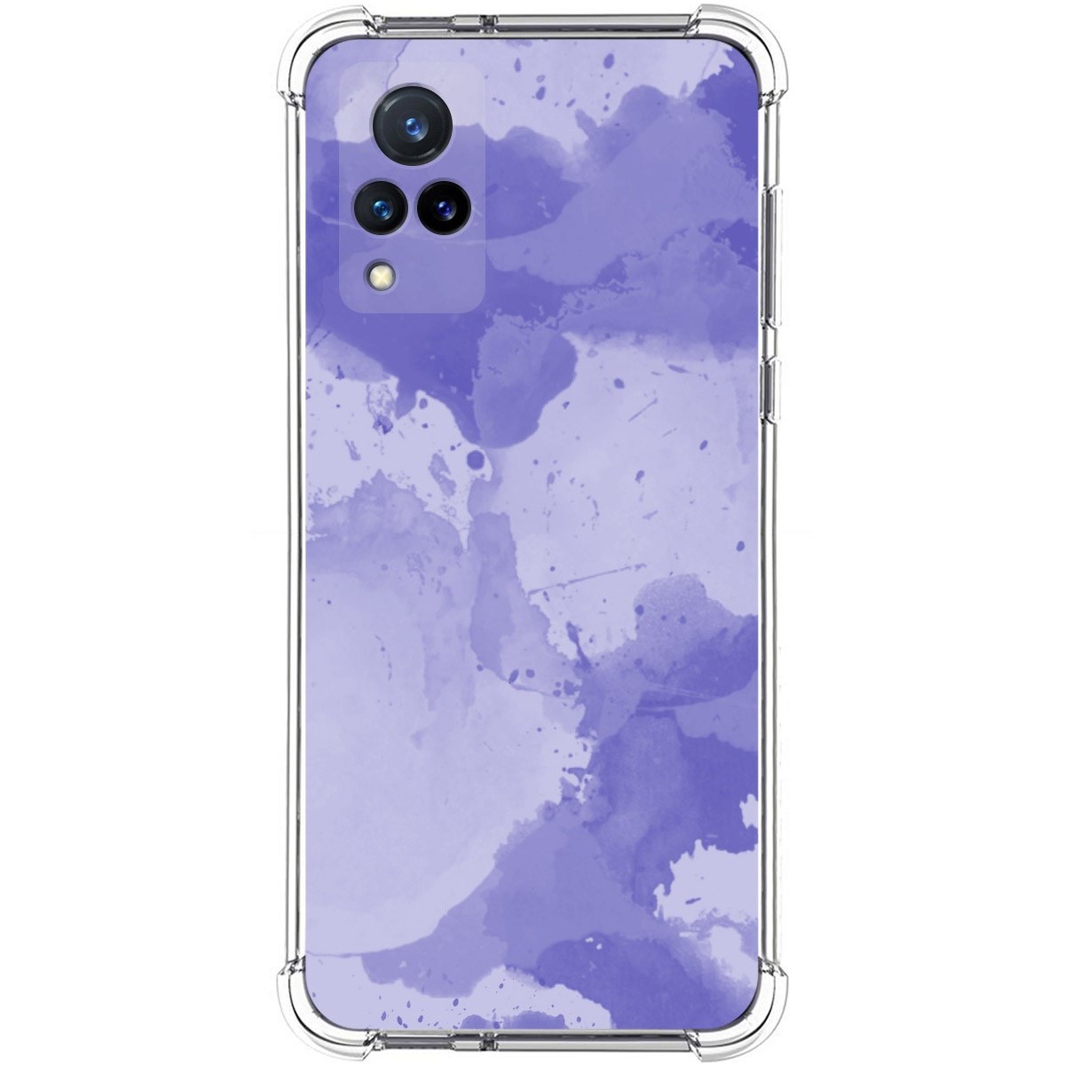 Funda Silicona Antigolpes para Vivo V21 5G diseño Acuarela 01 Dibujos